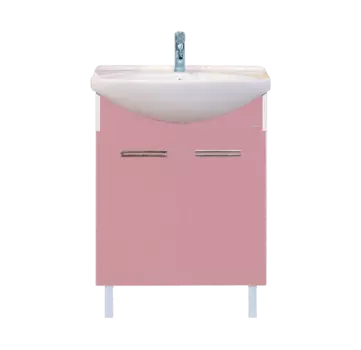 Джулия - 65 Тумба прямая розовая