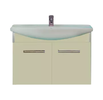 Тумба под раковину подвесная Misty Джулия 75 бежевый