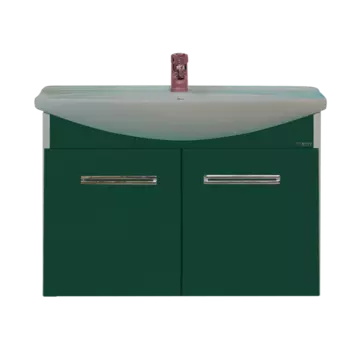 Тумба под раковину подвесная Misty Джулия 75 зеленый