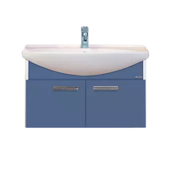 Тумба под раковину подвесная Misty Джулия 85 синий