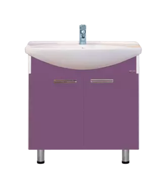Тумба под раковину напольная Misty Джулия 85 сиреневая