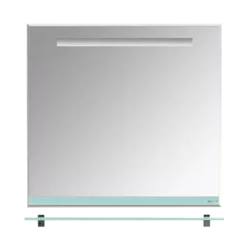 Джулия - 85 Зеркало с полочкой 12 мм голубое