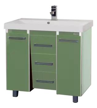Тумба под раковину Misty Джулия Qvatro 105 салатовая