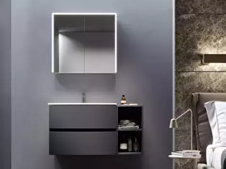 ELETTRA База под раковину с двумя выдвижными ящиками 55521 Bianco opaco, 74x51x55