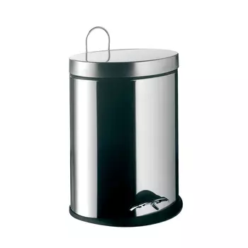 Emco System2 Ведро для мусора, 5 л., напольное, овальное, цвет хром