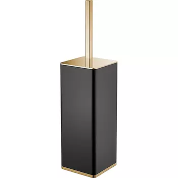 Ершик для унитаза напольный Boheme черный золото