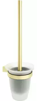 Ершик для унитаза подвесной Fixsen Trend Gold золото-сатин