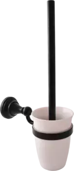 Ершик для унитаза Rav Slezak Morava черный матовый