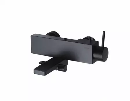 Смеситель для ванны Bravat Arc F66061K-01A-ENG черный матовый