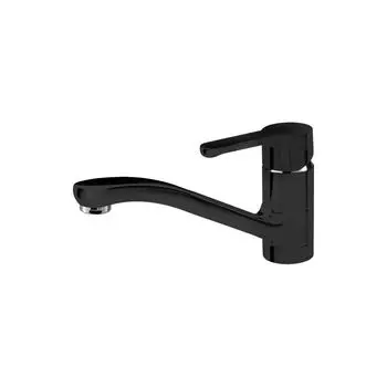 Смеситель для кухни Bravat Stream F73783BC-2 черный, хром