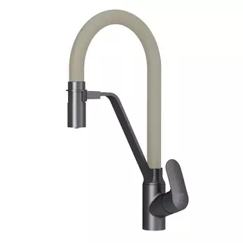 Смеситель для кухни AM.PM Like F8007826 с гибким изливом, бежевый
