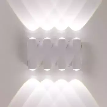 Фасадный светильник AM Group AM359-8X1W WH 4000K