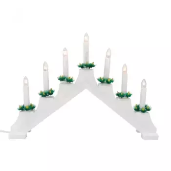 Фигурка «Новогодняя горка» 30х41см Uniel UDL-L7101-007/SWA/WW White Bridge UL-00007388