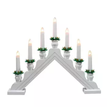 Фигурка «Новогодняя горка» 34х39см Uniel UDL-L7301-007/SWA/WW White Bridge UL-00007389