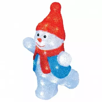 Фигурка светодиодная «Снеговик-2» 34x22см Uniel ULD-M2234-040/STA 11030