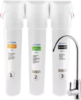 Фильтр Гейзер Смарт Био 521 для жесткой воды, с краном