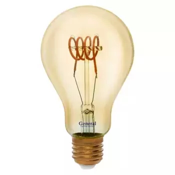 Филаментная светодиодная лампа General GLDEN-A75SS-6-230-E27-1800 661014