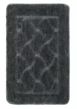 Коврик для ванной комнаты Fixsen Link 50x80 серый, графит