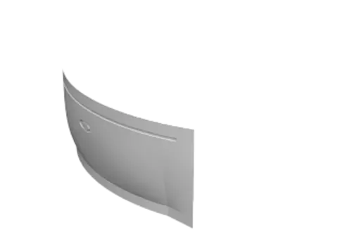 Фронтальная панель Radomir Монти правая белая