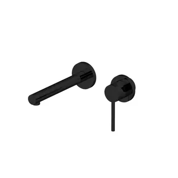 GATTONI CIRCLE ONE Смеситель для раковины встроенный, на 2 отв, с встроенной частью, цвет NERO OPACO