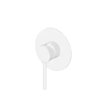 GATTONI CIRCLE TWO Смеситель встраиваемый для душа, с внутренней частью, цвет BIANCO OPACO