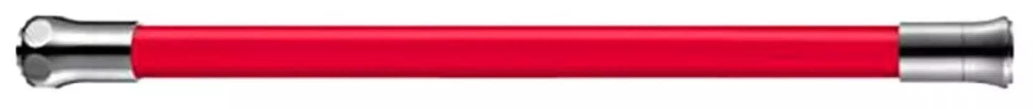 Гибкий излив для смесителя Frap красный