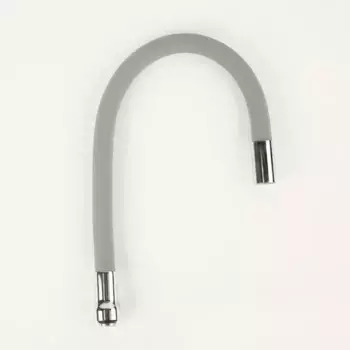 Гибкий излив IDDIS Optima home серый матовый