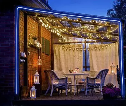 Гибкий неон Uniel 10W/m 80LED/m разноцветный 5M ULS-N22 5M/RGB/1.5M IP67 RRP50C01 UL-00006687