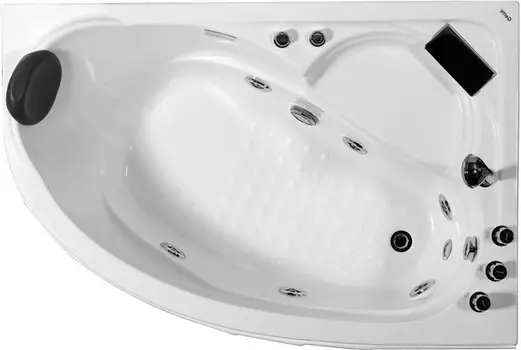 Акриловая ванна Gemy 150x100 с гидромассажем (G9009 B R)
