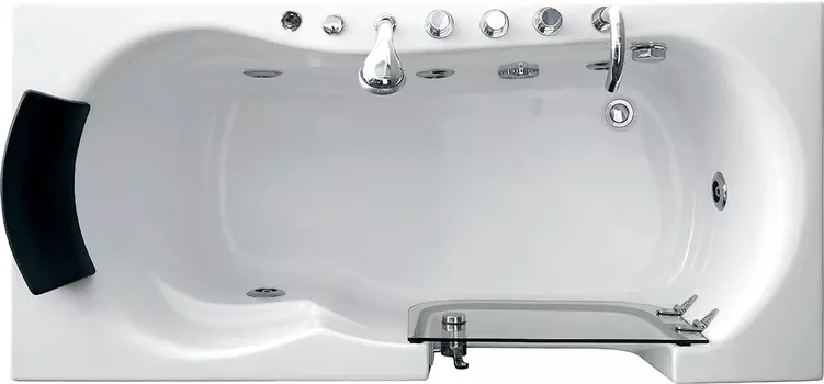 Гидромассажная ванна Gemy 170x80 см (G9246 B R)