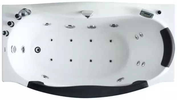 Гидромассажная ванна Gemy 171x92 см (G9072 K L)