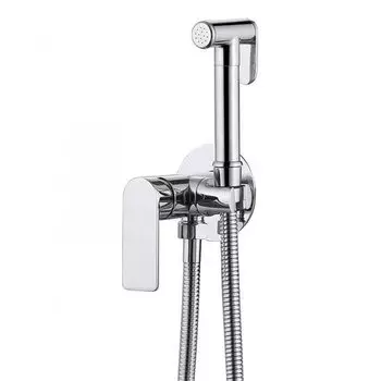 Гигиенический душ Abber Weiss Insel AF8025 со смесителем, С ВНУТРЕННЕЙ ЧАСТЬЮ, хром
