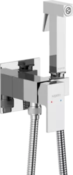 Гигиенический душ AQUATEK Либра AQ1022CR со смесителем, С ВНУТРЕННЕЙ ЧАСТЬЮ, хром