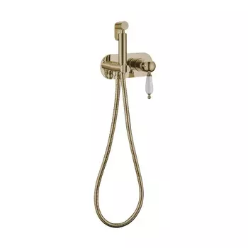 Гигиенический душ Boheme Medici золотой глянцевый с кристаллом Swarovski