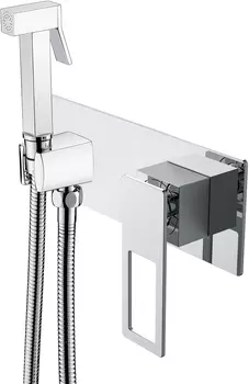 Гигиенический душ Boheme Q 147-CRCR со смесителем, С ВНУТРЕННЕЙ ЧАСТЬЮ