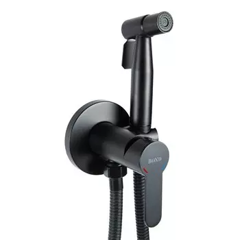 Гигиенический душ BOND Smart B63-1188 со смесителем, С ВНУТРЕННЕЙ ЧАСТЬЮ, матовый черный