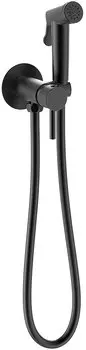 Гигиенический душ Bravat D9151BW-ENG со смесителем, чёрный