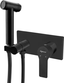 Гигиенический душ Elghansa 15Q0943-Black (Set-84) со смесителем