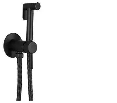 Гигиенический душ Frap F7505-6 со смесителем, С ВНУТРЕННЕЙ ЧАСТЬЮ, черный
