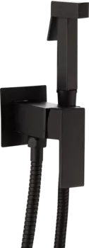 Гигиенический душ Frap F7506-6 со смесителем, С ВНУТРЕННЕЙ ЧАСТЬЮ, черный