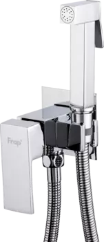 Гигиенический душ Frap F7506 со смесителем, С ВНУТРЕННЕЙ ЧАСТЬЮ, хром