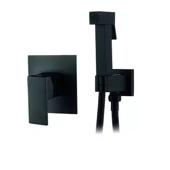 Гигиенический душ Kaiser Sonat 34377-2 со смесителем, С ВНУТРЕННЕЙ ЧАСТЬЮ, черный мрамор