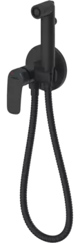 Гигиенический душ Milardo Rora RORBLR0M08 со смесителем, С ВНУТРЕННЕЙ ЧАСТЬЮ, черный