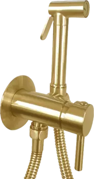 Гигиенический душ Paffoni Tweet Round ZDUP110HGSP со смесителем, С ВНУТРЕННЕЙ ЧАСТЬЮ