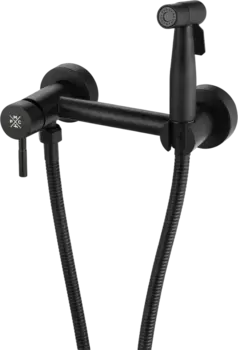 Гигиенический душ РМС Sus129 SUS129BL-5-2 со смесителем, черный