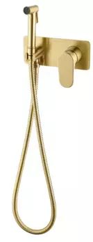 Гигиенический душ со смесителем Boheme Spectre золото матовое