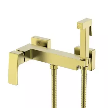 Гигиенический душ со смесителем Raglo R01.51.03, сатин золотой