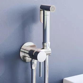 Гигиенический душ RGW Shower Panels SP-211 со смесителем, С ВНУТРЕННЕЙ ЧАСТЬЮ, хром