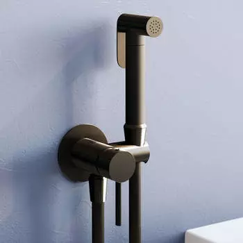 Гигиенический душ RGW Shower Panels SP-211B со смесителем, С ВНУТРЕННЕЙ ЧАСТЬЮ, черный