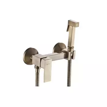 Гигиенический душ со смесителем Shevanik S137Q, бронза